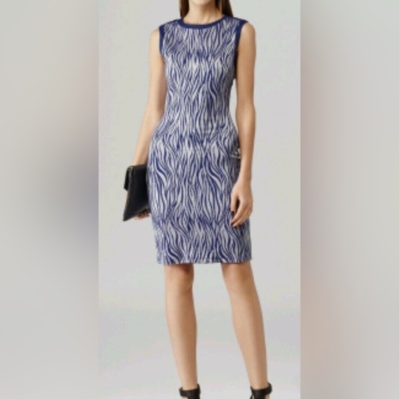 Reiss Blue Bodycon Mini Dress - Picture 1 of 7